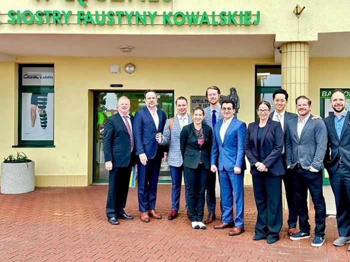 Team Smiling Suits Polish Hospital