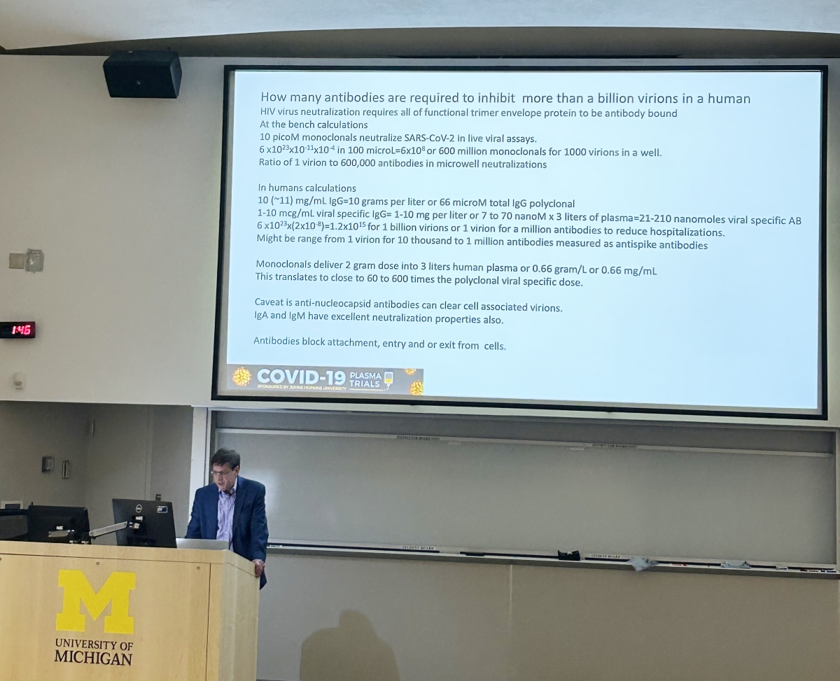 De. Sullivan presents his research at T32 training grant - MMMP scientific symposium, June 18, 2024