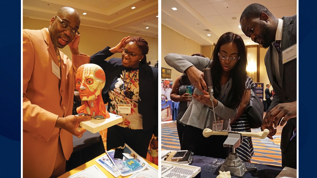 demonstrating teaching drilling bone head