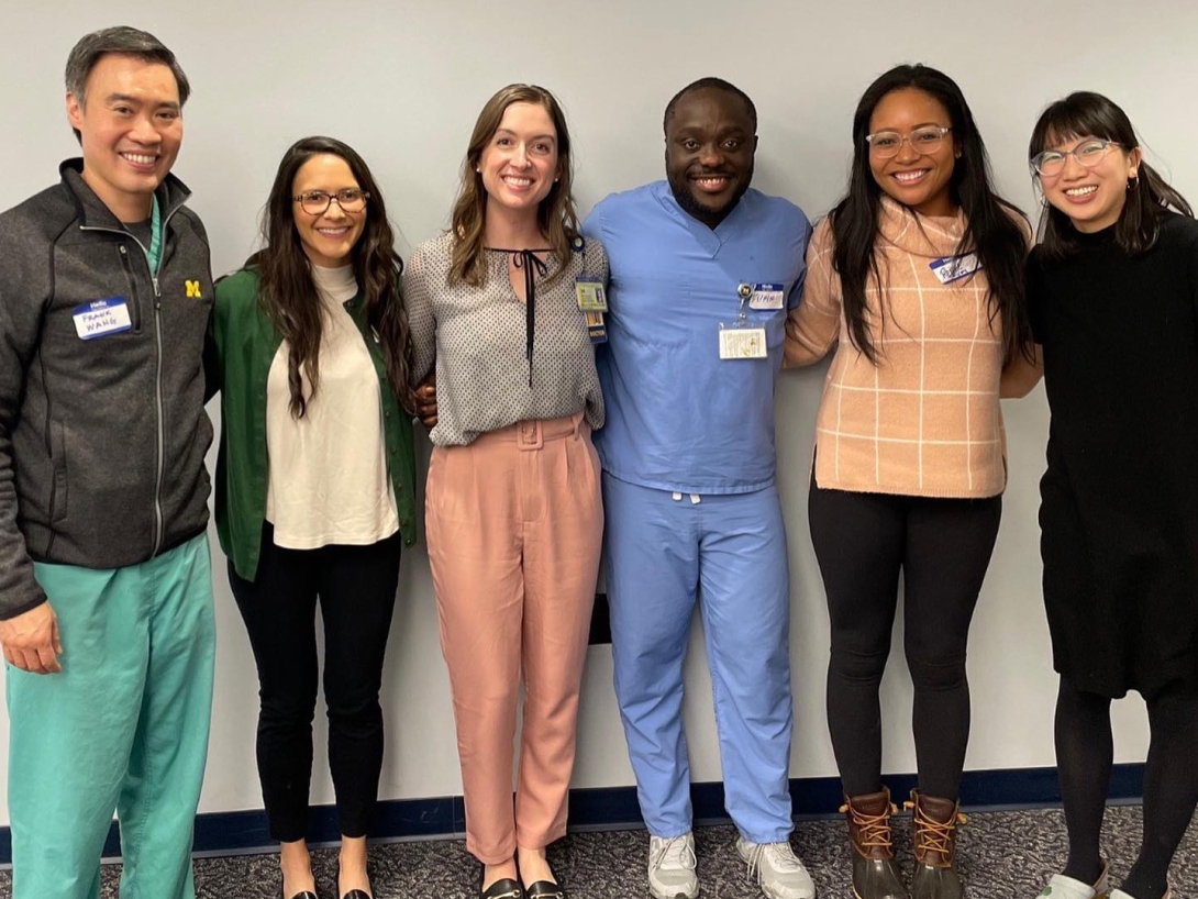 Dermatology pipeline students pose for a photo