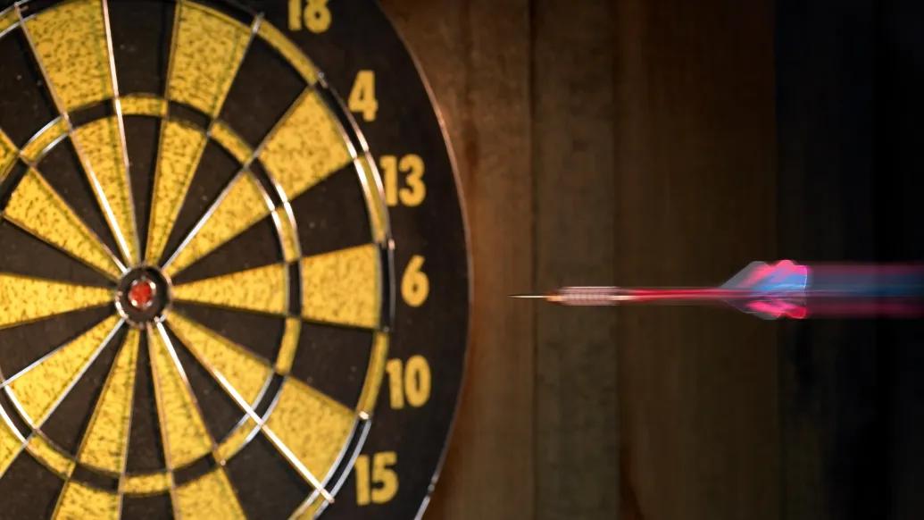 Dart flying toward target precision medicine