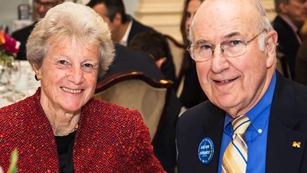 Dr. Gilbert S. Omenn and Martha Darling receive honorary Ph.D. degrees ...