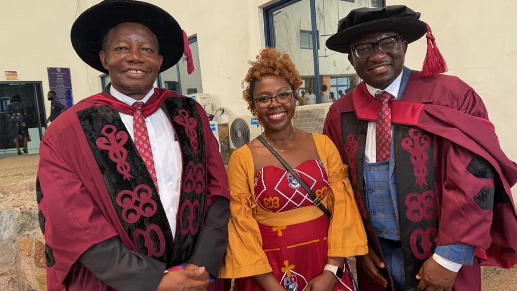 Gifty Kwakye and Kwabena Agbedinu