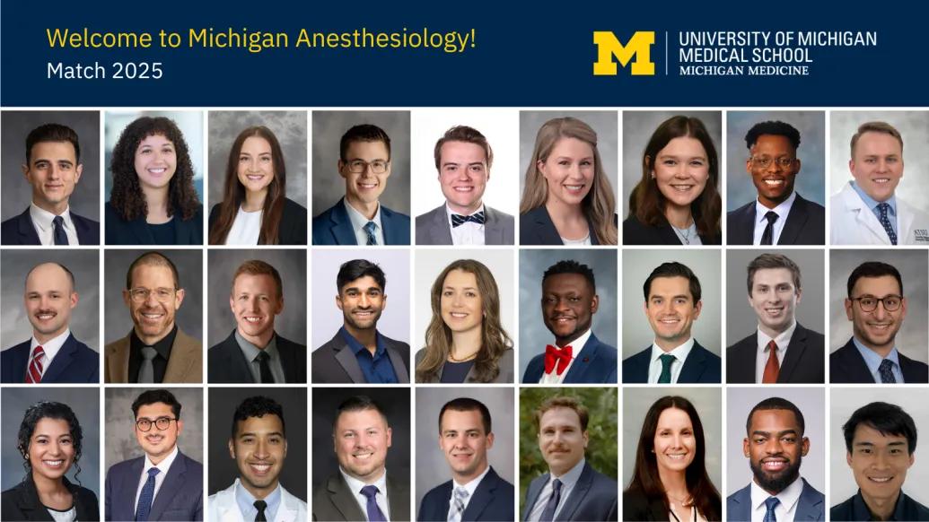 Michigan Anesthesiology Match 2025