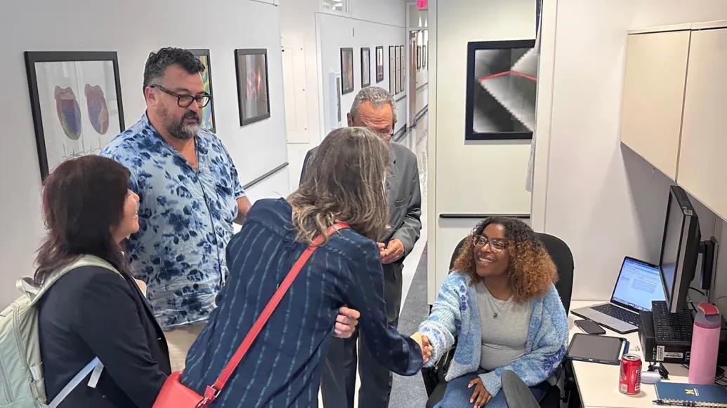 Touring Rocha lab space in NCRC