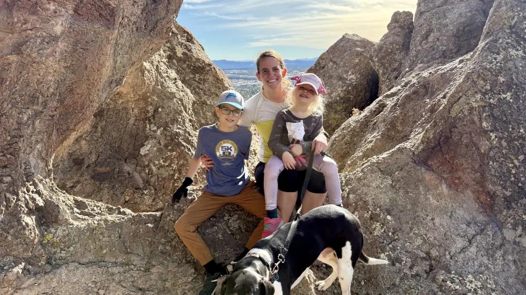 Virginia Sheffield and family