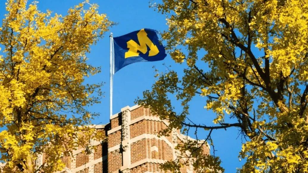 University of Michigan flag