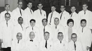 Dermatology staff photo 1969