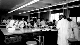 Medical classroom in 1964