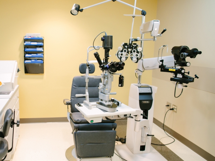 northville health center eye exam room 