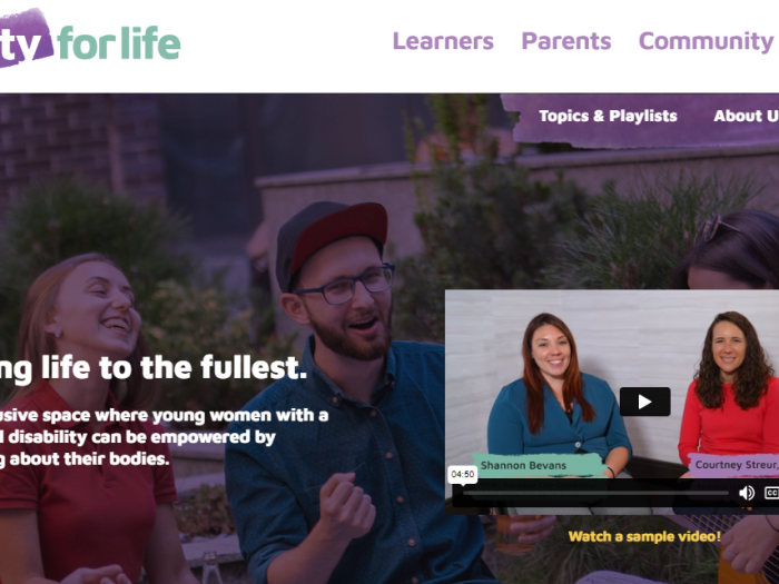 Ability For Life Website Landing Page