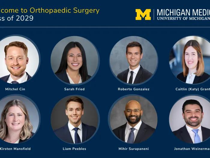 Orthopaedic Surgery Class of 2029