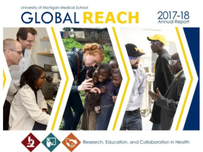 Newsletter graphic for global reach