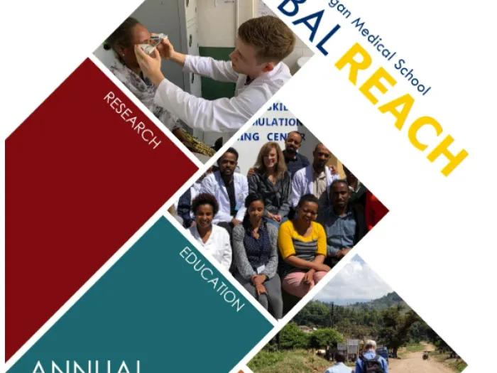 Newsletter graphic of global reach