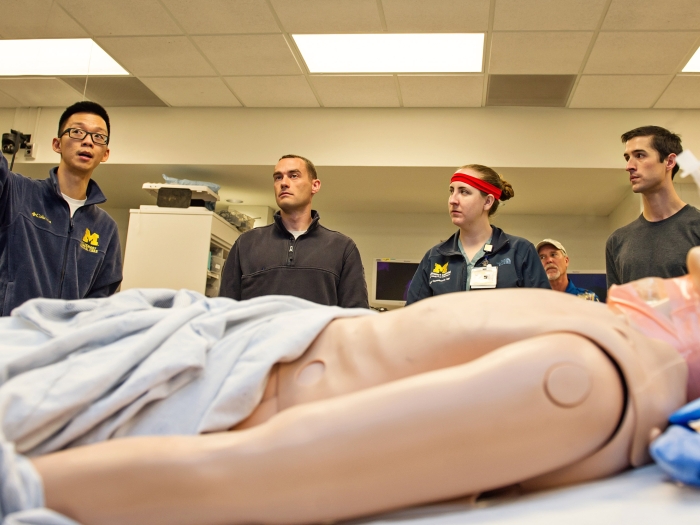 emergency residents working a medical bootcamp