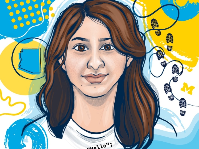 Graphic depiction of Maya Bose