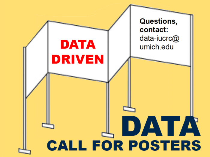 Schematic poster boards for  Spring 2025 DATA call for posters