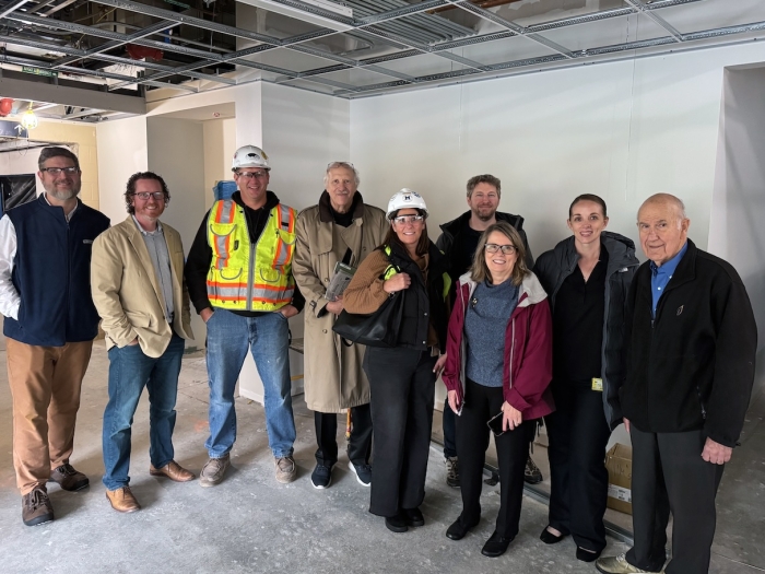 DCMB visits its new space under renovations