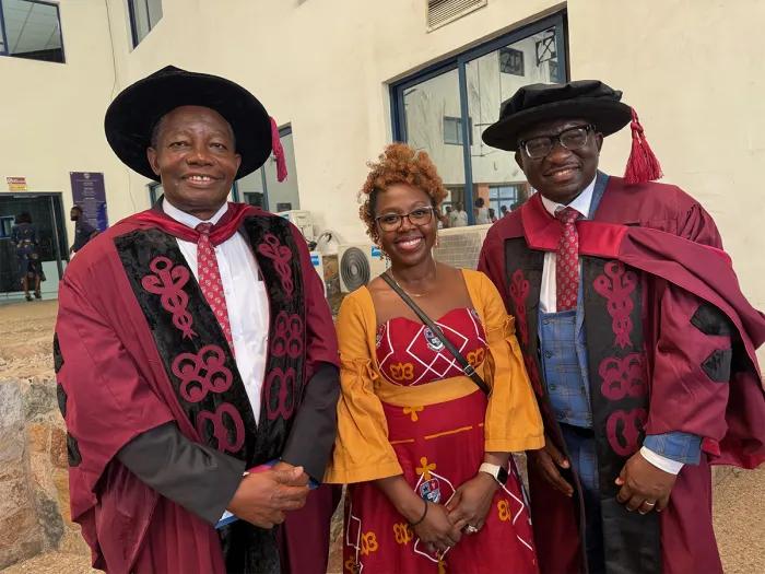 Gifty Kwakye and Kwabena Agbedinu