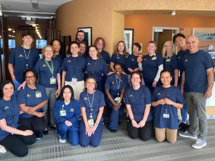 Mehriban Alizada and team at Kellogg Eye Center