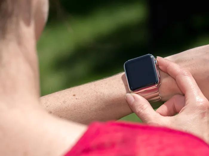 apple watch on wrist