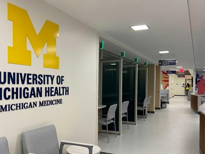 Family Medicine Clinic entrance at the Ypsilanti Health Center