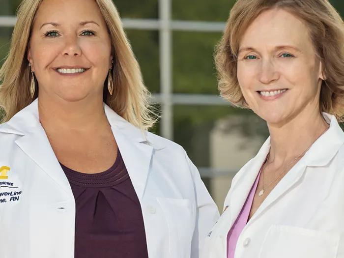 Christie Byrne and Kim Zapor Cancer AnswerLine nurses
