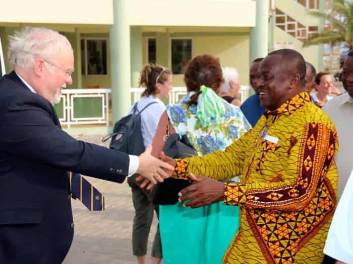 Tim Johnson in Ghana