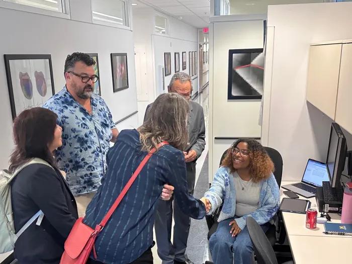Touring Rocha lab space in NCRC