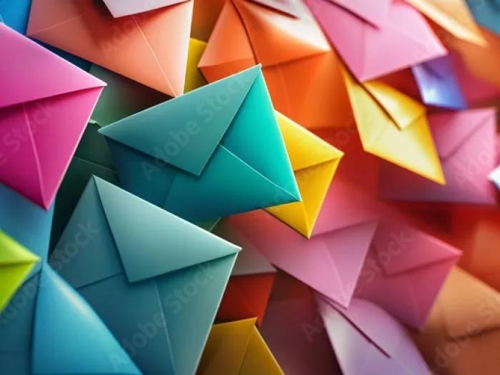 colorful envelopes