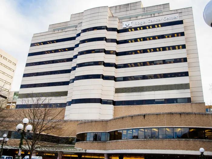 Rogel Cancer Center building during the day