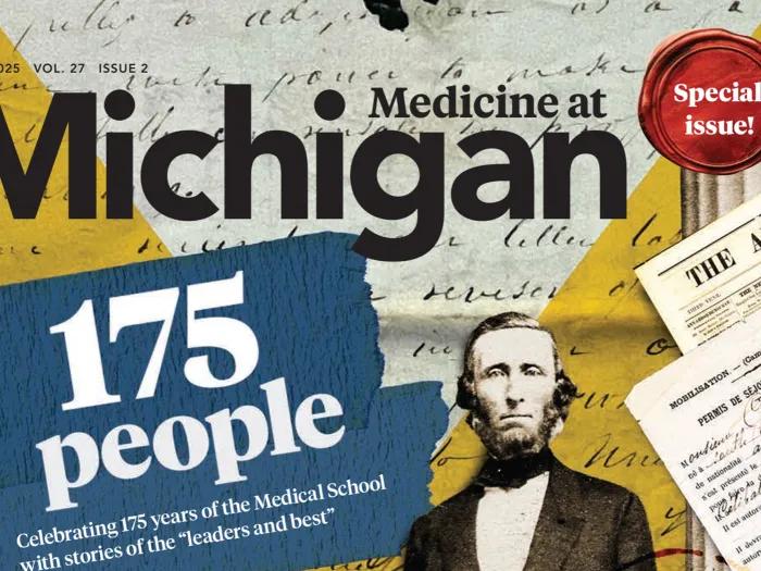 Fall 2025 cover of Medicine at Michigan magazine
