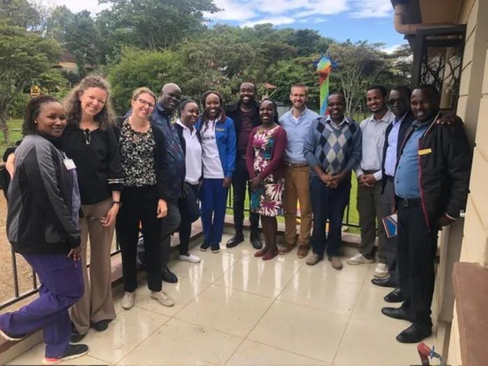 Nate Nessle and collaborators in Kenya