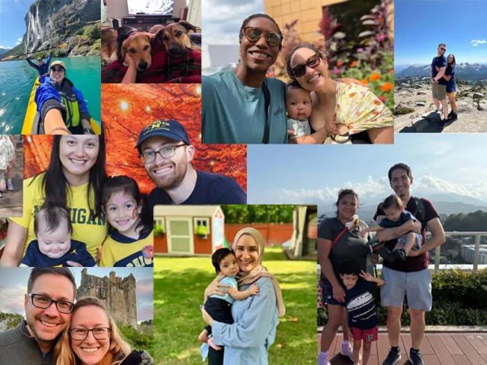 Collage of new faculty