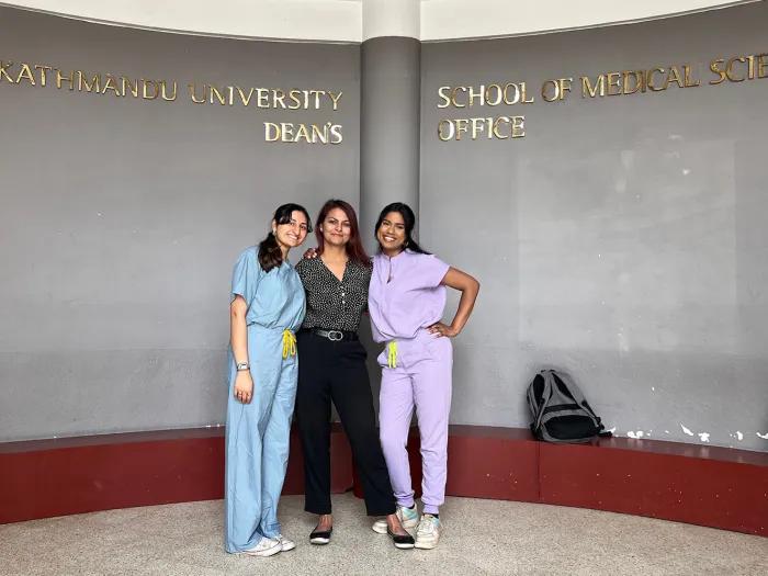 Gareema Agarwal Kelly Beharry and Pratiksha Gyawali