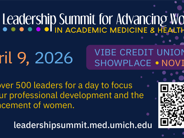 Leadership Summit for Advancing Women in Academic Medicine and Science