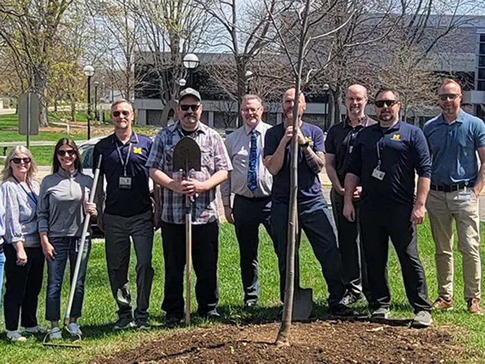 NCRC tree-planting ceremony
