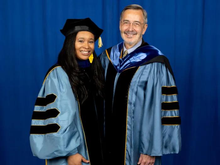 Cassie Turner and President Grasso