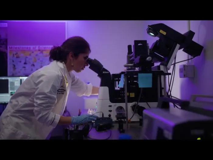 Mitra Aliabouzar, PhD working in the lab