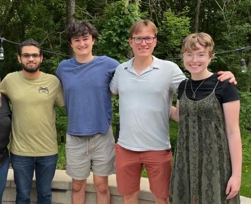 A group of summer interns
