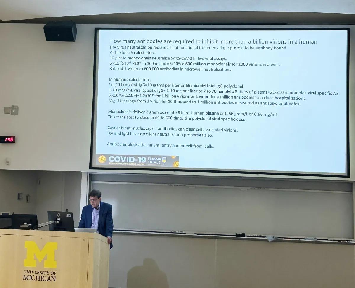 De. Sullivan presents his research at T32 training grant - MMMP scientific symposium, June 18, 2024