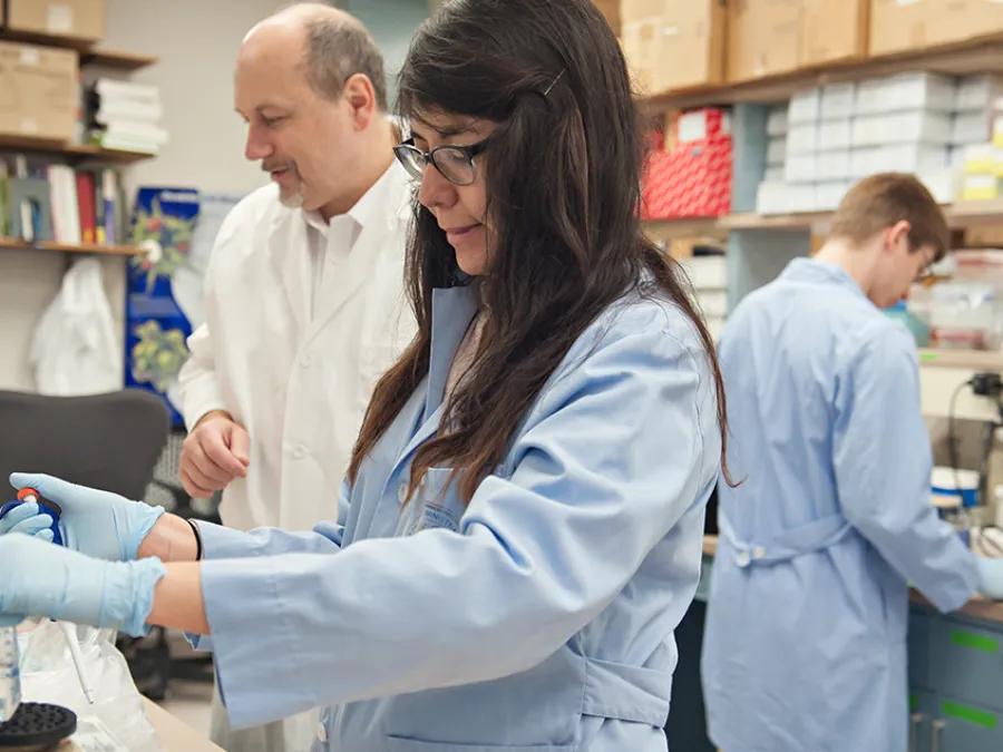 Doctors in a lab