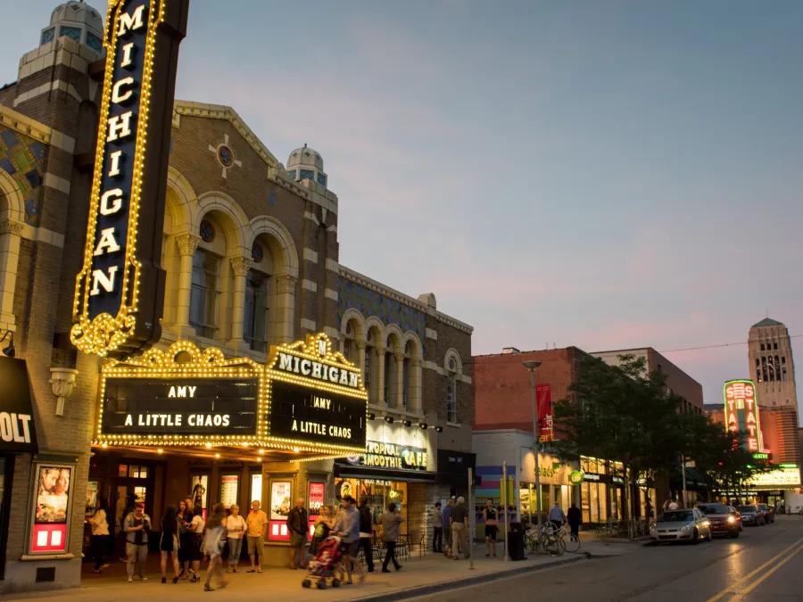 The theatre downtown Ann Arbor