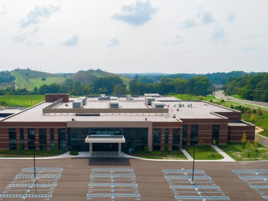 Ariel view of the Brighton Specialty Care Center