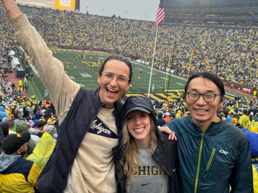 Critical Care fellows Michigan Stadium