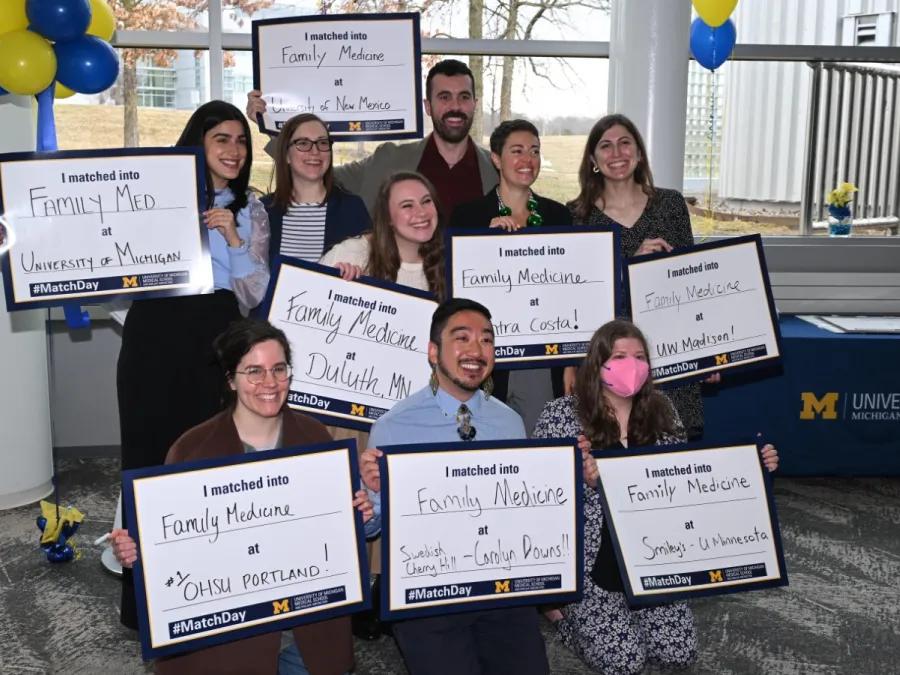 Family Medicine 2023 Match Day students