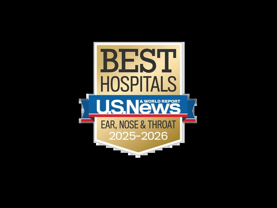 2025-26 U.S. News & World Report Best Hospital, ear, nose and throat