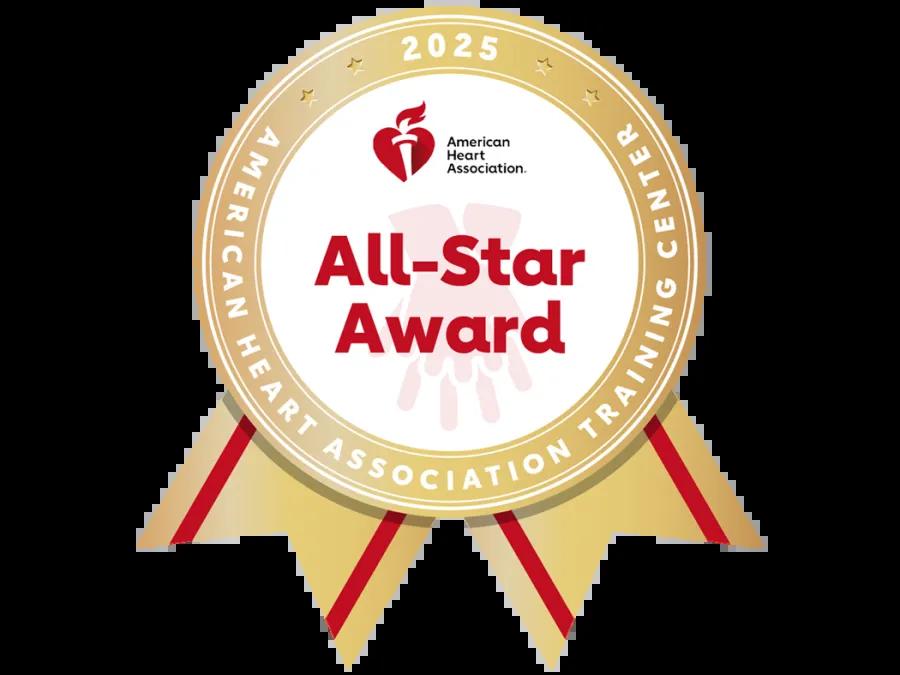 AHA Training Center recognition award logo