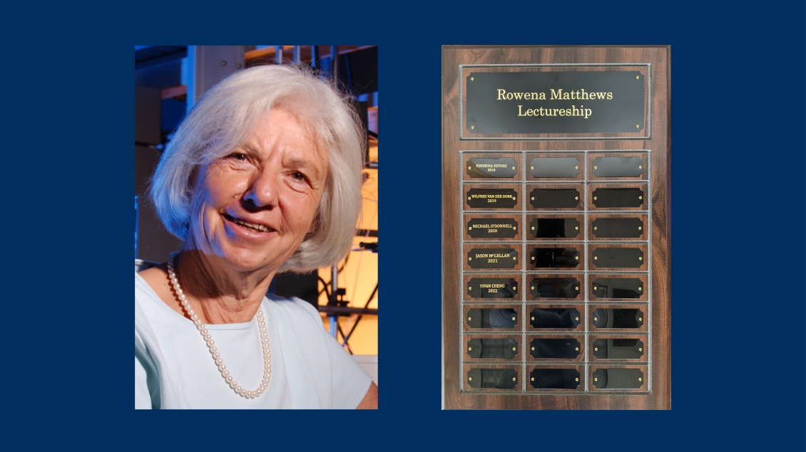 profile photo of Rowena Matthews lectureship 