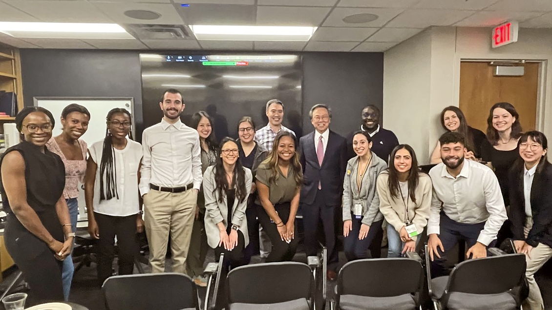 Dermatology pipeline program members pose for a photo